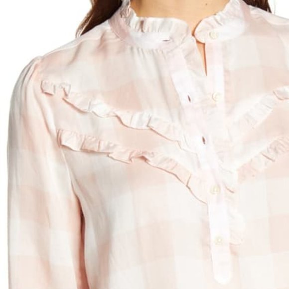 Lucky Brand Woman Long Sleeve Button Down Elsa - Picture 5 of 8